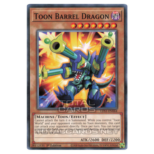 Yu-Gi-Oh! - Legendary Duelists - Season 1 - Toon Barrel Dragon (Common) LDS1-EN064