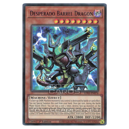 Yu-Gi-Oh! - Legendary Duelists - Season 1 - Desperado Barrel Dragon (Ultra Rare) LDS1-EN076