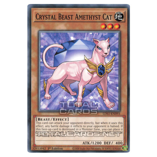 Yu-Gi-Oh! - Legendary Duelists - Season 1 - Crystal Beast Amethyst Cat (Common) LDS1-EN093