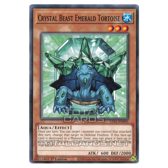 Yu-Gi-Oh! - Legendary Duelists - Season 1 - Crystal Beast Emerald Tortoise (Common) LDS1-EN095