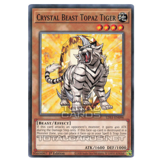 Yu-Gi-Oh! - Legendary Duelists - Season 1 - Crystal Beast Topaz Tiger (Common) LDS1-EN096