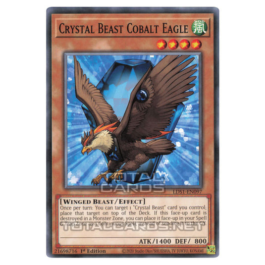 Yu-Gi-Oh! - Legendary Duelists - Season 1 - Crystal Beast Cobalt Eagle (Common) LDS1-EN097