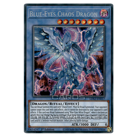 Yu-Gi-Oh! - Legendary Duelists: Season 2 - Blue-Eyes Chaos Dragon (Secret Rare) LDS2-EN017