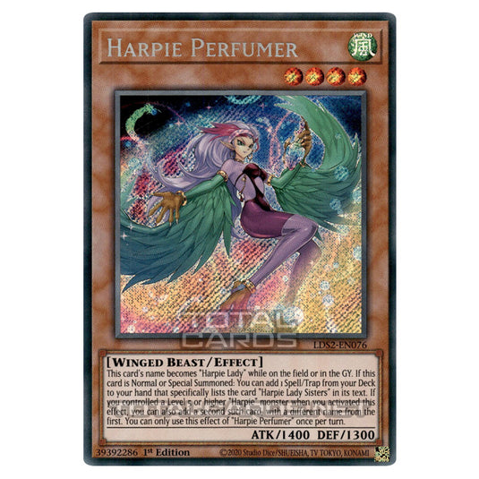 Yu-Gi-Oh! - Legendary Duelists: Season 2 - Harpie Perfumer (Secret Rare) LDS2-EN076