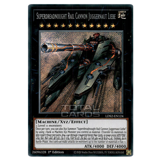 Yu-Gi-Oh! - Legendary Duelists: Season 2 - Superdreadnought Rail Cannon Juggernaut Liebe (Secret Rare) LDS2-EN124