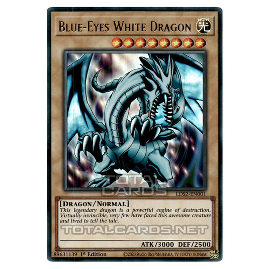 Yu-Gi-Oh! - Legendary Duelists: Season 2 - Blue-Eyes White Dragon (Ultra Rare) LDS2-EN001-Blue