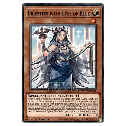 Yu-Gi-Oh! - Legendary Duelists: Season 2 - Priestess with Eyes of Blue (Common) LDS2-EN007