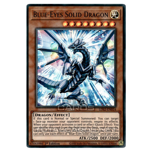 Yu-Gi-Oh! - Legendary Duelists: Season 2 - Blue-Eyes Solid Dragon (Ultra Rare) LDS2-EN014 - Purple
