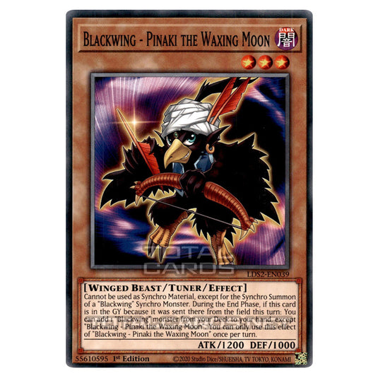 Yu-Gi-Oh! - Legendary Duelists: Season 2 - Blackwing - Pinaki the Waxing Moon (Common) LDS2-EN039