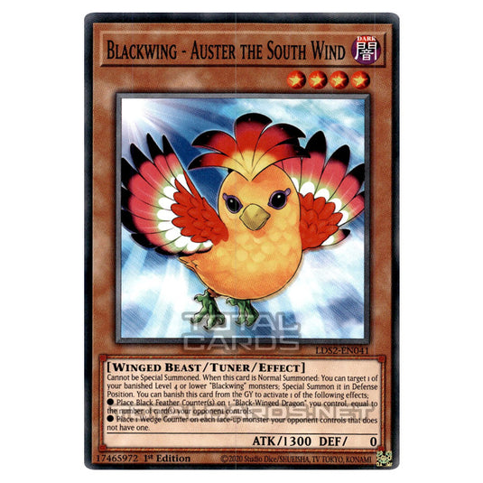 Yu-Gi-Oh! - Legendary Duelists: Season 2 - Blackwing - Auster the South Wind (Common) LDS2-EN041