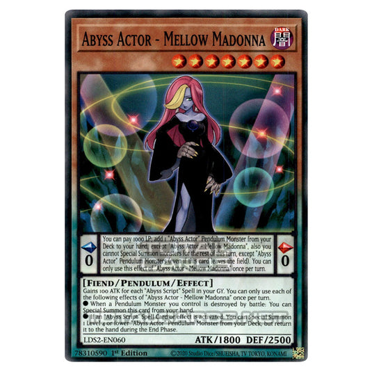 Yu-Gi-Oh! - Legendary Duelists: Season 2 - Abyss Actor - Mellow Madonna (Common) LDS2-EN060