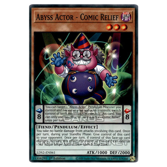 Yu-Gi-Oh! - Legendary Duelists: Season 2 - Abyss Actor - Comic Relief (Common) LDS2-EN061