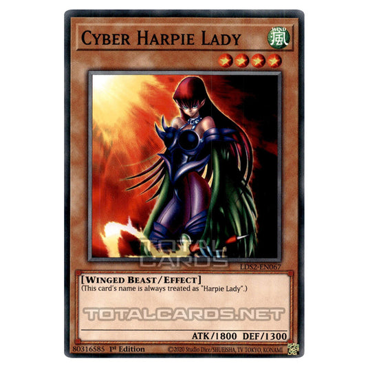 Yu-Gi-Oh! - Legendary Duelists: Season 2 - Cyber Harpie Lady (Common) LDS2-EN067