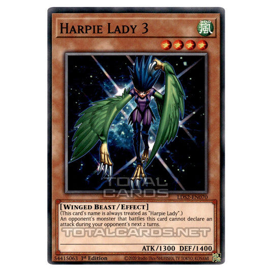 Yu-Gi-Oh! - Legendary Duelists: Season 2 - Harpie Lady 3 (Common) LDS2-EN070