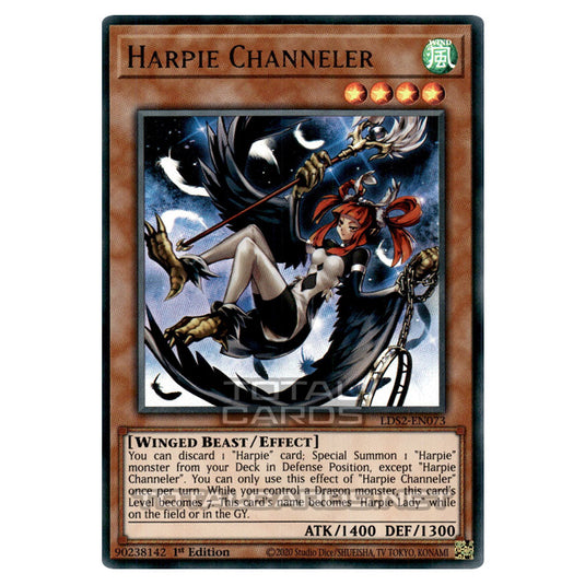 Yu-Gi-Oh! - Legendary Duelists: Season 2 - Harpie Channeler (Ultra Rare) LDS2-EN073-Blue