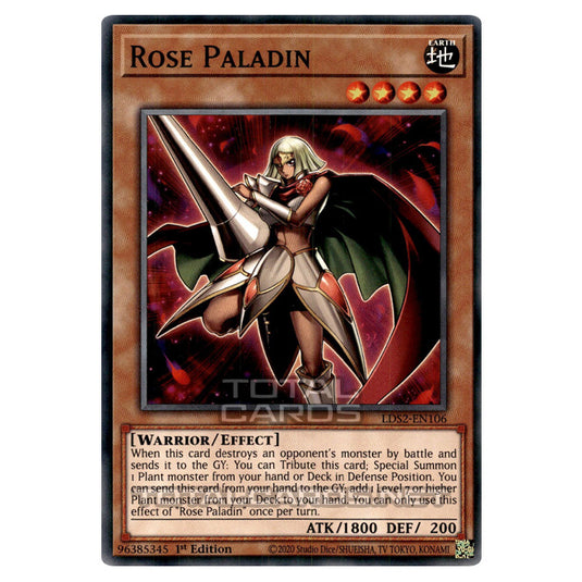 Yu-Gi-Oh! - Legendary Duelists: Season 2 - Rose Paladin (Common) LDS2-EN106