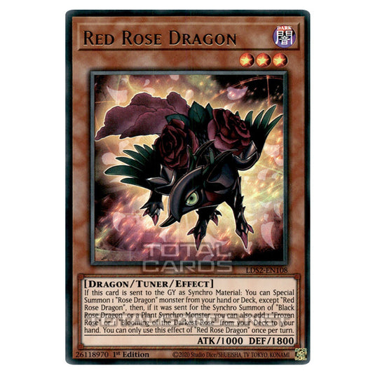 Yu-Gi-Oh! - Legendary Duelists: Season 2 - Red Rose Dragon (Ultra Rare) LDS2-EN108