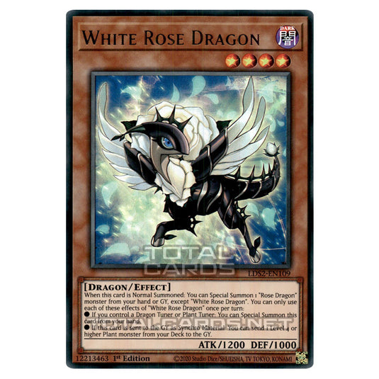 Yu-Gi-Oh! - Legendary Duelists: Season 2 - White Rose Dragon (Ultra Rare) LDS2-EN109-Blue