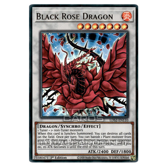 Yu-Gi-Oh! - Legendary Duelists: Season 2 - Black Rose Dragon (Ultra Rare) LDS2-EN110-Blue
