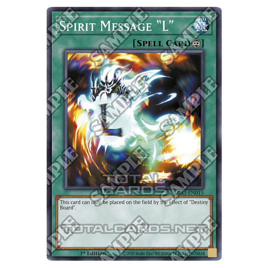 Yu-Gi-Oh! - Legendary Duelists: Season 3 - Spirit Message L (Common) L Yu-Gi-Oh! - Legendary Duelists: Season 3 - Spirit Message L (Common) L