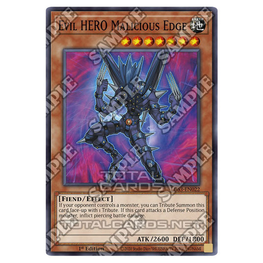 Yu-Gi-Oh! - Legendary Duelists: Season 3 - Evil HERO Malicious Edge (Common) LDS3-EN022