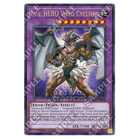 Yu-Gi-Oh! - Legendary Duelists: Season 3 - Evil HERO Wild Cyclone (Ultra Rare) LDS3-EN030