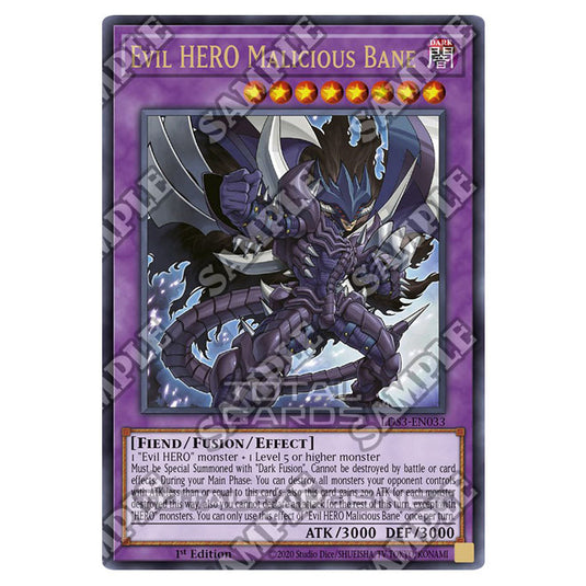 Yu-Gi-Oh! - Legendary Duelists: Season 3 - Evil HERO Malicious Bane (Ultra Rare) LDS3-EN033