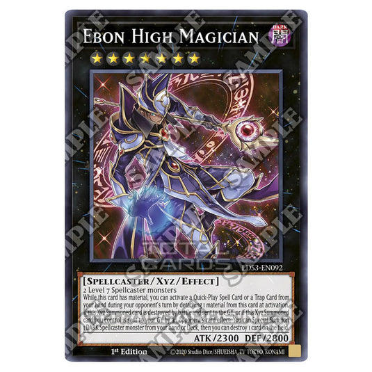 Yu-Gi-Oh! - Legendary Duelists: Season 3 - Ebon High Magician (Common) LDS3-EN092