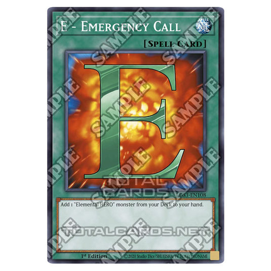 Yu-Gi-Oh! - Legendary Duelists: Season 3 - E - Emergency Call (Common) LDS3-EN108