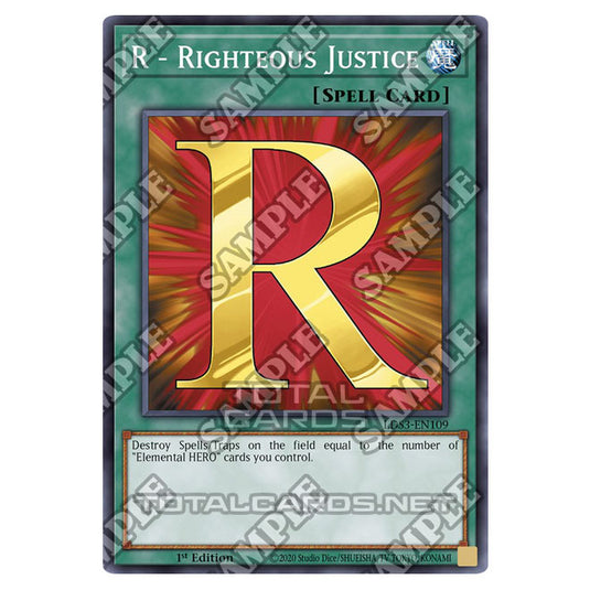 Yu-Gi-Oh! - Legendary Duelists: Season 3 - R - Righteous Justice (Common) LDS3-EN109