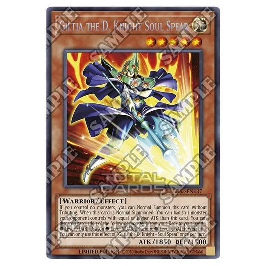 Yu-Gi-Oh! - Legendary Duelists: Season 3 - Giltia the D. Knight - Soul Spear (Secret Rare) LDS3-EN137