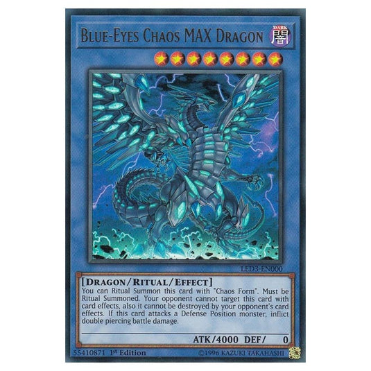 Yu-Gi-Oh! - White Dragon Abyss - Blue-Eyes Chaos MAX Dragon (Ultra Rare) LED3-000