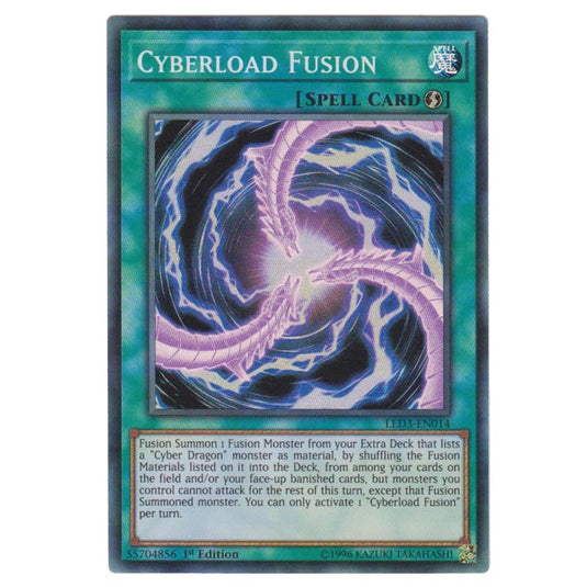 Yu-Gi-Oh! - White Dragon Abyss - Cyberload Fusion (Super Rare) LED3-014