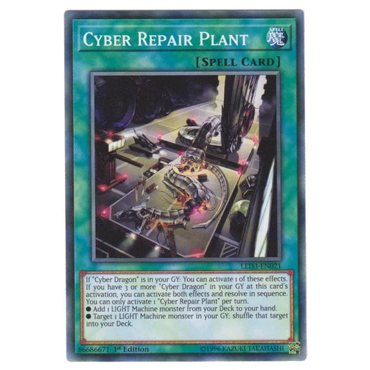 Yu-Gi-Oh! - White Dragon Abyss - Cyber Repair Plant (Common) LED3-021