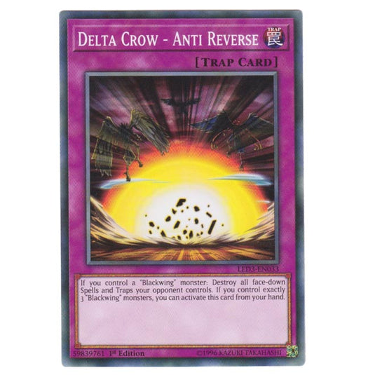 Yu-Gi-Oh! - White Dragon Abyss - Delta Crow - Anti Reverse (Common) LE Yu-Gi-Oh! - White Dragon Abyss - Delta Crow - Anti Reverse (Common) LE