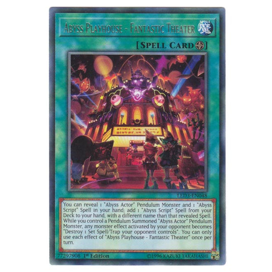 Yu-Gi-Oh! - White Dragon Abyss - Abyss Playhouse - Fantastic Theater (Rare) LED3-048
