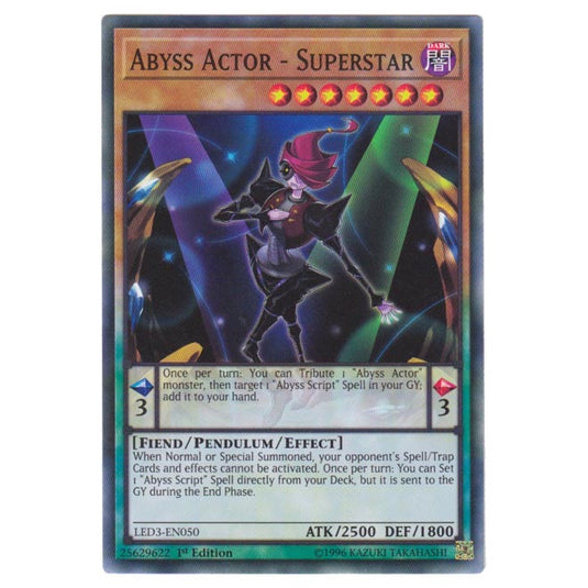 Yu-Gi-Oh! - White Dragon Abyss - Abyss Actor - Superstar (Common) LED3-050