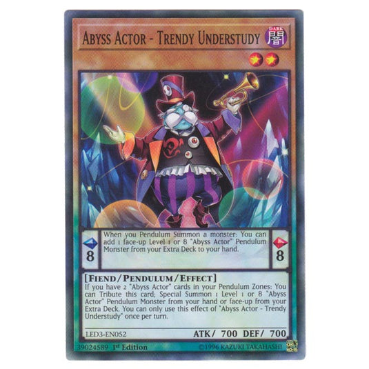 Yu-Gi-Oh! - White Dragon Abyss - Abyss Actor - Trendy Understudy (Common) LED3-052