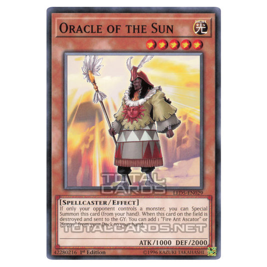 Yu-Gi-Oh! - Legendary Duelists: Immortal Destiny - Oracle of the Sun (Common) LED5-EN029