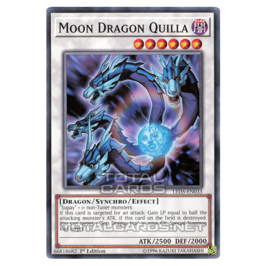 Yu-Gi-Oh! - Legendary Duelists: Immortal Destiny - Moon Dragon Quilla (Common) LED5-EN033