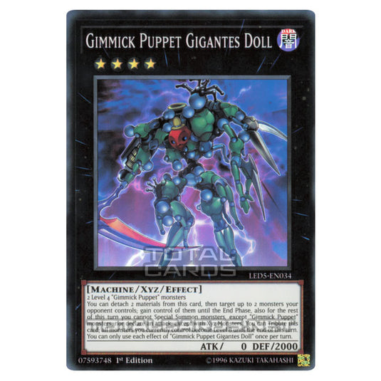 Yu-Gi-Oh! - Legendary Duelists: Immortal Destiny - Gimmick Puppet Gigantes Doll (Super Rare) LED5-EN034