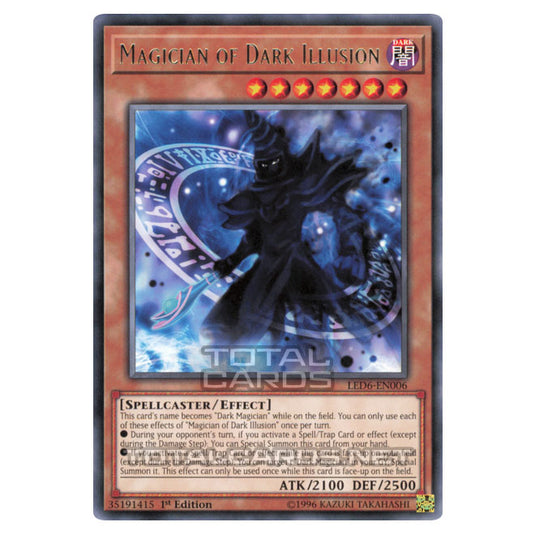 Yu-Gi-Oh! - Legendary Duelists - Magical Hero - Magician of Dark Illusion (Rare) LED6-EN006