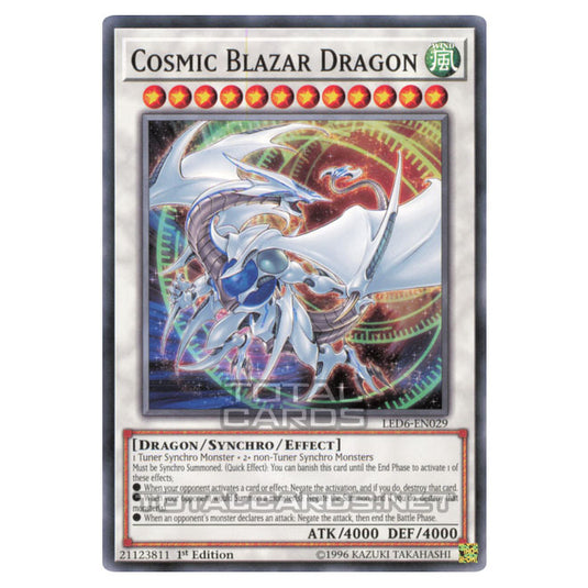 Yu-Gi-Oh! - Legendary Duelists - Magical Hero - Cosmic Blazar Dragon (Common) LED6-EN029