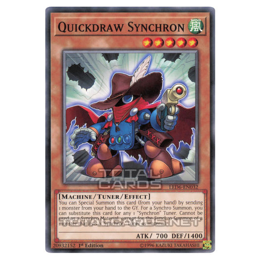 Yu-Gi-Oh! - Legendary Duelists - Magical Hero - Quickdraw Synchron (Common) LED6-EN032