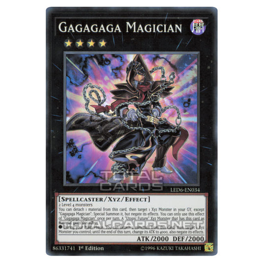 Yu-Gi-Oh! - Legendary Duelists - Magical Hero - Gagagaga Magician (Super Rare) LED6-EN034