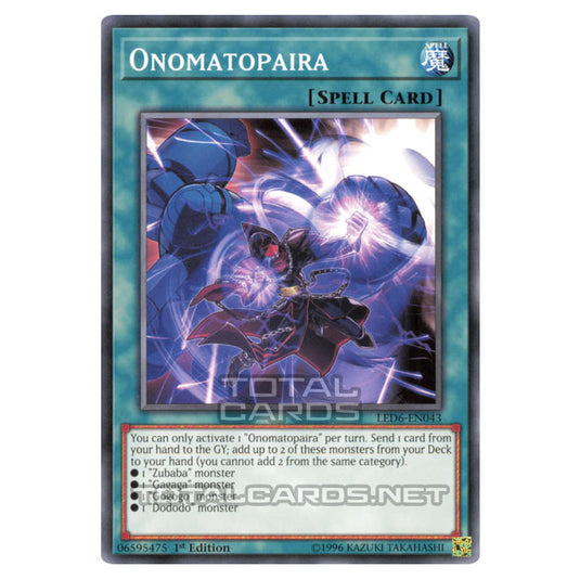 Yu-Gi-Oh! - Legendary Duelists - Magical Hero - Onomatopaira (Common) LED6-EN043