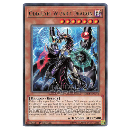 Yu-Gi-Oh! - Legendary Duelists - Magical Hero - Odd-Eyes Wizard Dragon (Rare) LED6-EN046 Yu-Gi-Oh! - Legendary Duelists - Magical Hero - Odd-Eyes Wizard Dragon (Rare) LED6-EN046
