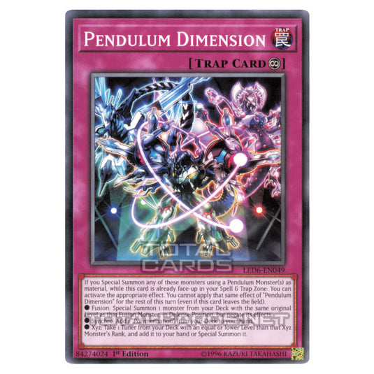 Yu-Gi-Oh! - Legendary Duelists - Magical Hero - Pendulum Dimension (Common) LED6-EN049