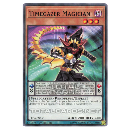 Yu-Gi-Oh! - Legendary Duelists - Magical Hero - Timegazer Magician (Common) LED6-EN050