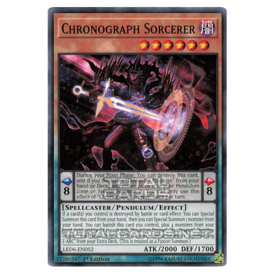 Yu-Gi-Oh! - Legendary Duelists - Magical Hero - Chronograph Sorcerer (Common) LED6-EN052